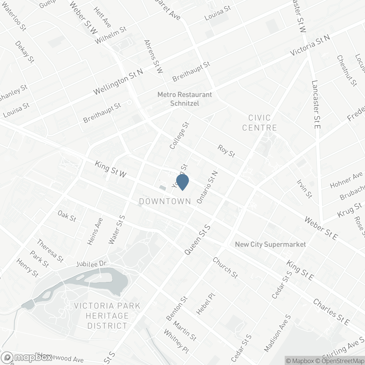 85 DUKE Street Unit# 1707, Kitchener, Ontario N2H 0B7